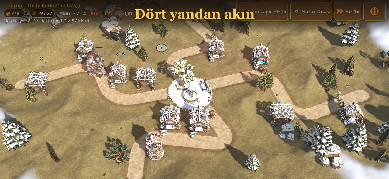 Dört yandan akın